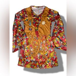 4 pc Cute Hippie Halloween costume